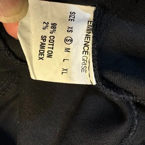 Eminence Grise Les Doma Denim Jeans, Black  Small - Picture 7 of 7